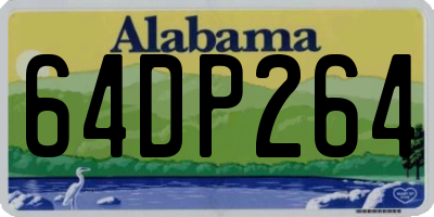 AL license plate 64DP264