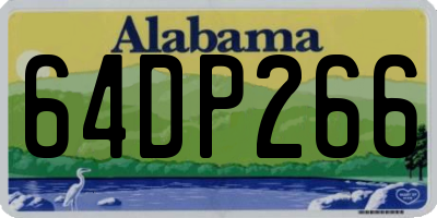 AL license plate 64DP266