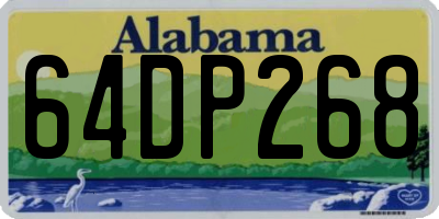 AL license plate 64DP268