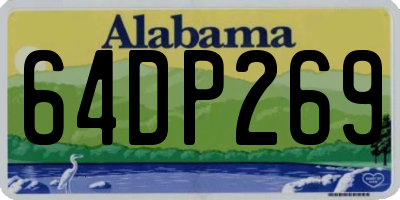 AL license plate 64DP269