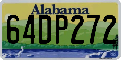 AL license plate 64DP272