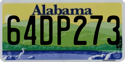 AL license plate 64DP273