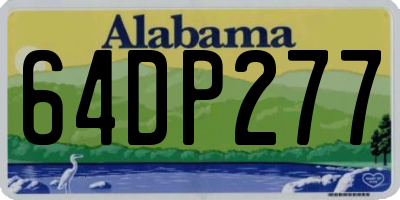 AL license plate 64DP277