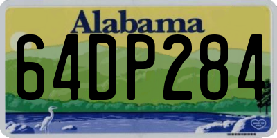 AL license plate 64DP284