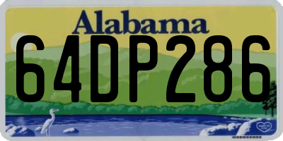 AL license plate 64DP286
