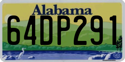 AL license plate 64DP291