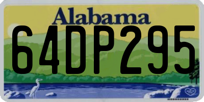 AL license plate 64DP295