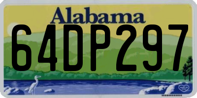 AL license plate 64DP297