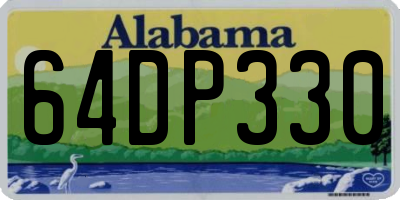 AL license plate 64DP330