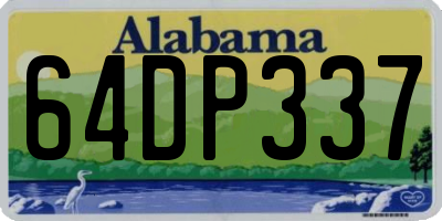 AL license plate 64DP337