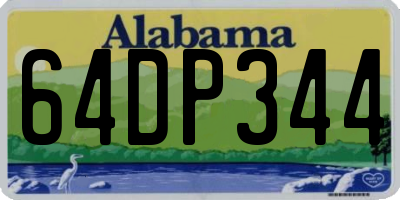 AL license plate 64DP344