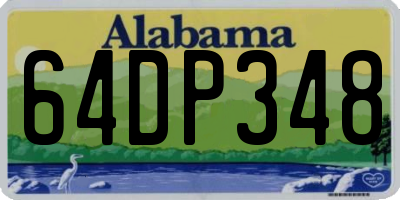 AL license plate 64DP348