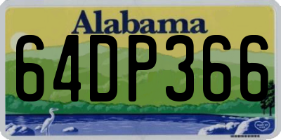 AL license plate 64DP366