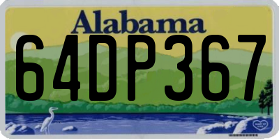 AL license plate 64DP367