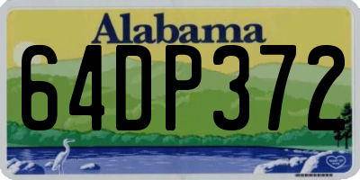 AL license plate 64DP372
