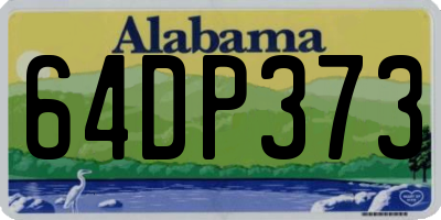 AL license plate 64DP373