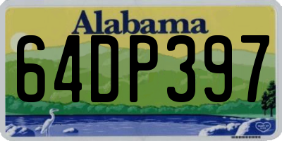 AL license plate 64DP397