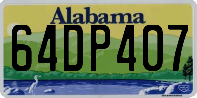 AL license plate 64DP407