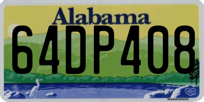 AL license plate 64DP408