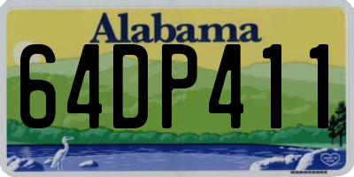 AL license plate 64DP411