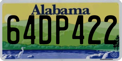 AL license plate 64DP422