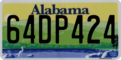 AL license plate 64DP424