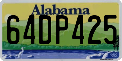 AL license plate 64DP425