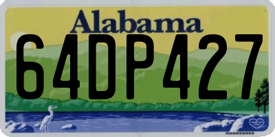 AL license plate 64DP427