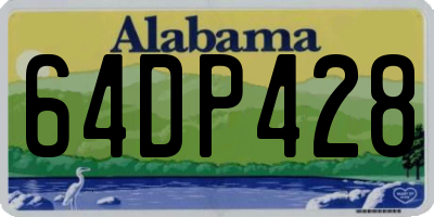 AL license plate 64DP428