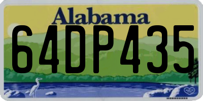 AL license plate 64DP435