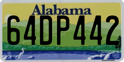 AL license plate 64DP442