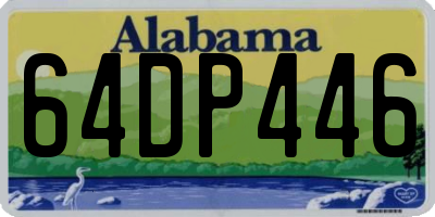 AL license plate 64DP446