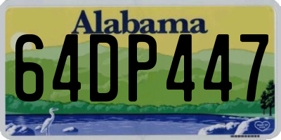 AL license plate 64DP447