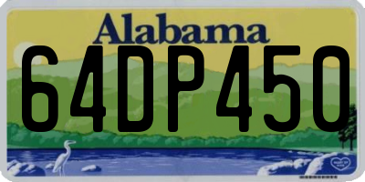 AL license plate 64DP450