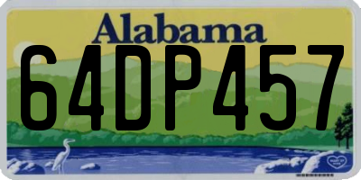 AL license plate 64DP457