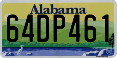 AL license plate 64DP461