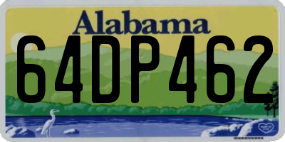 AL license plate 64DP462