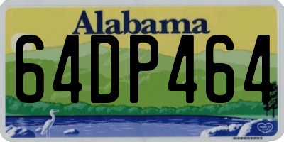AL license plate 64DP464