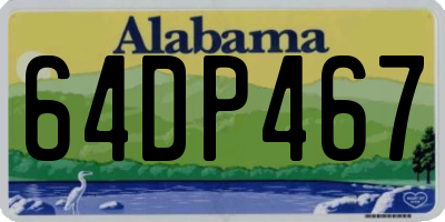 AL license plate 64DP467