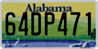 AL license plate 64DP471