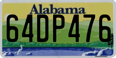 AL license plate 64DP476