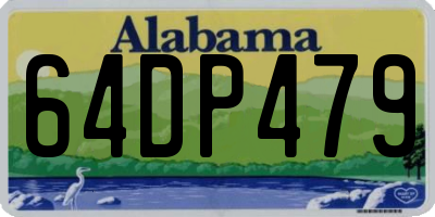 AL license plate 64DP479