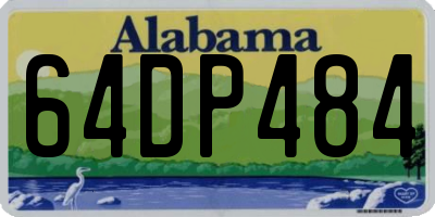 AL license plate 64DP484