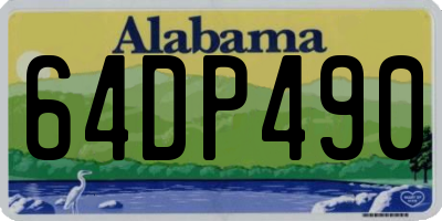 AL license plate 64DP490