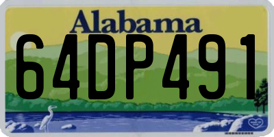 AL license plate 64DP491