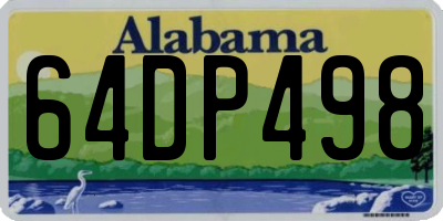 AL license plate 64DP498
