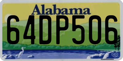 AL license plate 64DP506
