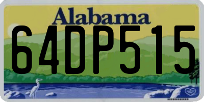 AL license plate 64DP515