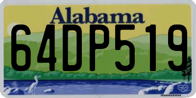 AL license plate 64DP519
