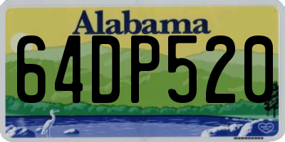 AL license plate 64DP520